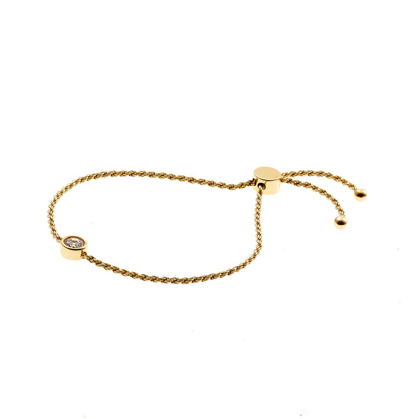 Arki Adjustable Gold Rope Bracelet