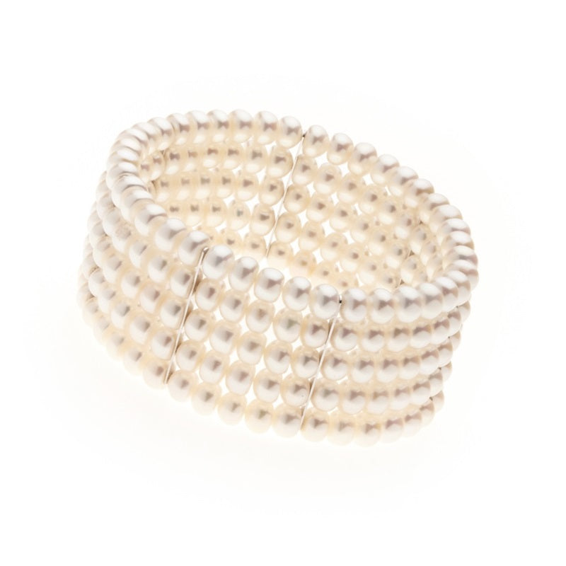Pearl Bracelet 5 Row Freshwater Pearl