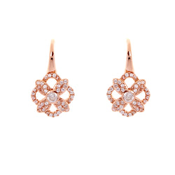 Harmony Rose Gold Flower Earrings