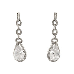 Prudence Pear Shaped Drop Chandelier Earring