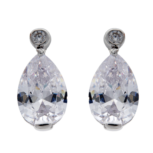 Samantha Pear Shaped Drop Stud Earring