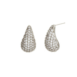 DEMI-Gold Plate CZ Teardrop Earring (Copy)