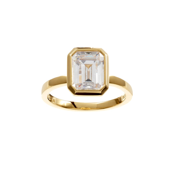 Gabriella Gold Baguette Dress Ring