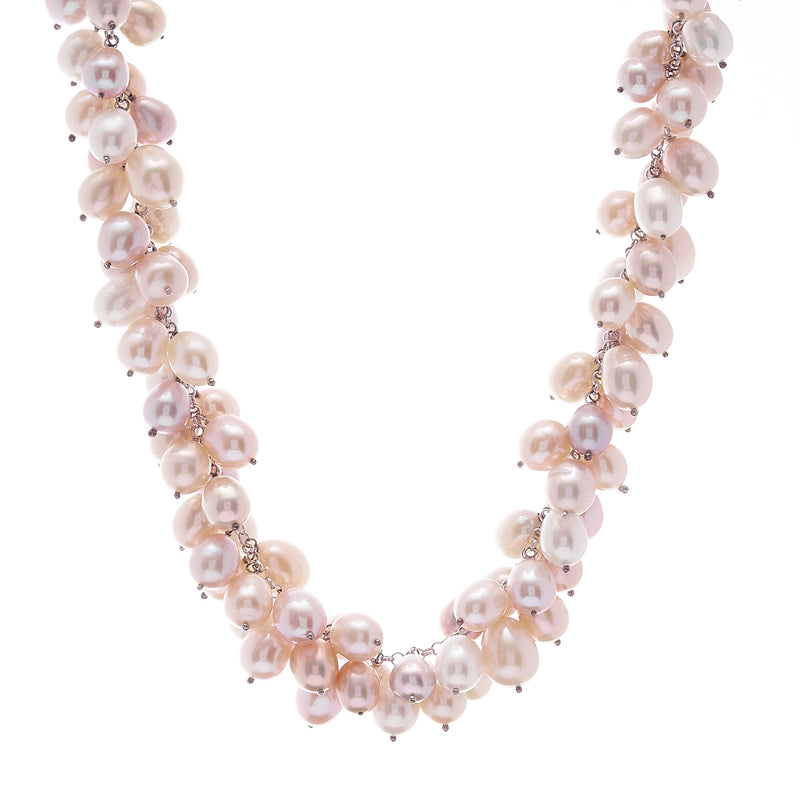Lite pink freshwater pearl necklace