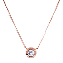 Trinity - Cubic zirconia bezel set Pendants - 2 Colours