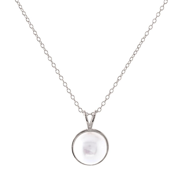 Ivana Silver Freshwater Pearl Necklace