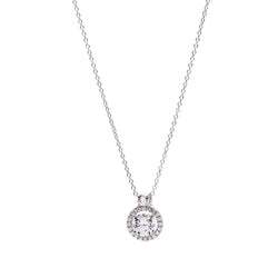 Anna Silver Cubic Zirconia Micro Pendant