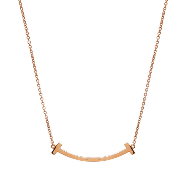 Rose Gold Bar Necklace