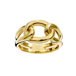 AMITY- Gold Plate Knot Ring