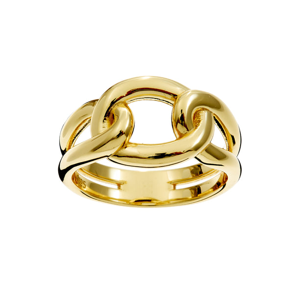 AMITY- Gold Plate Knot Ring