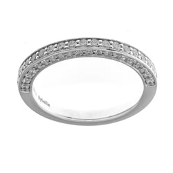 Jodie  - silver Eternity ring