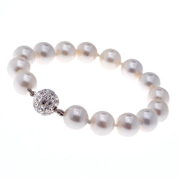 Classic Round Pink Pearl Bracelet