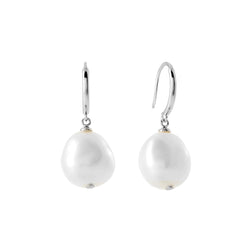 Romy Freshwater Pearl Silver Hook Drop Earring