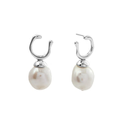 Alice Silver Freshwater Pearl Stud Earrings