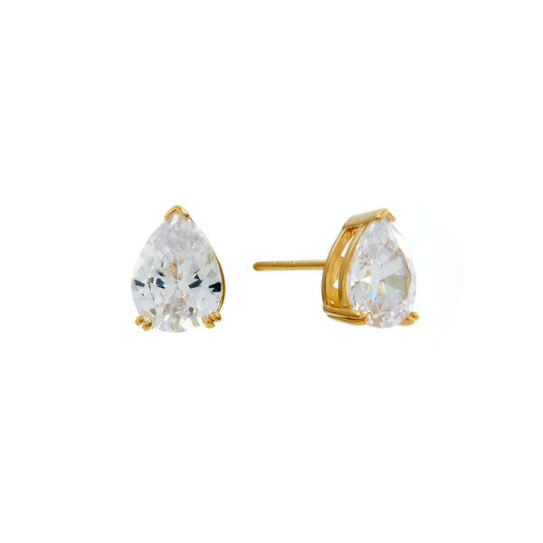 Libby Gold Tear Drop Stud