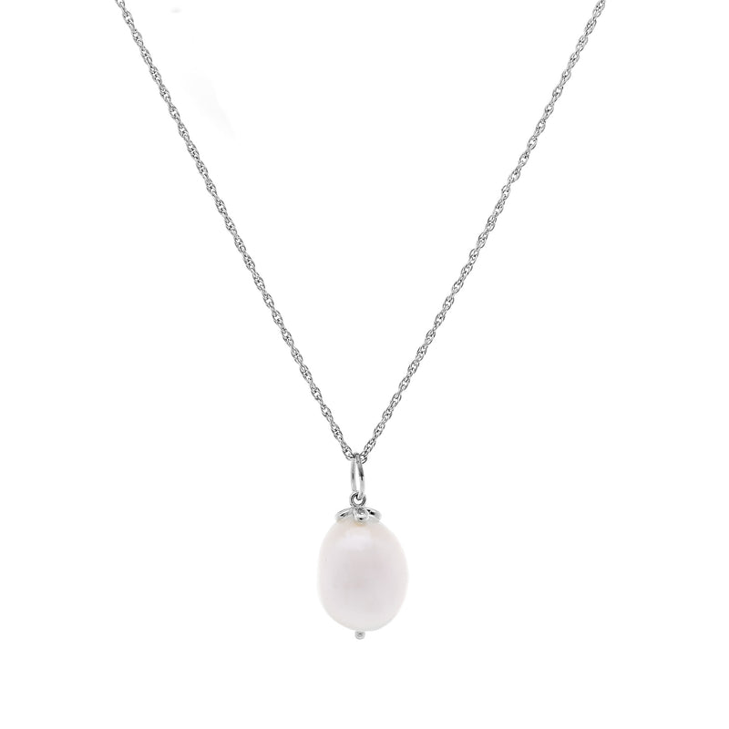 Jessica Freshwater Pearl Pendant on Silver Chain