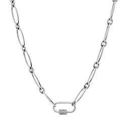 Aubrey Silver Link Necklace