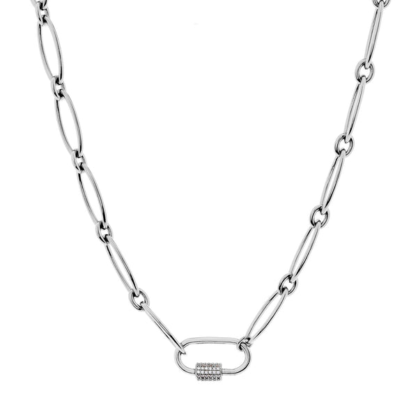 Aubrey Silver Link Necklace