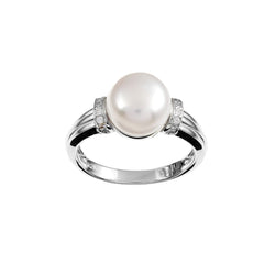 Autumn Freshwater Pearl Silver Ring