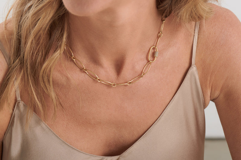 Aubrey Gold Link Necklace