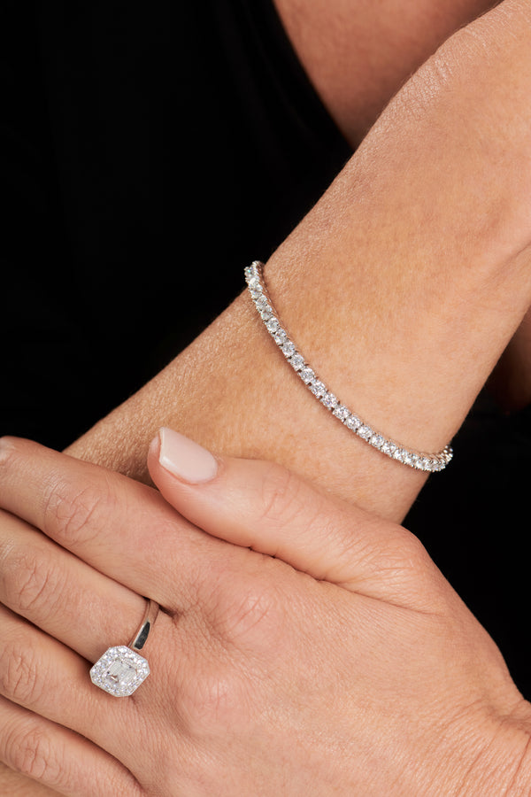 Adele Silver Tennis Bracelet