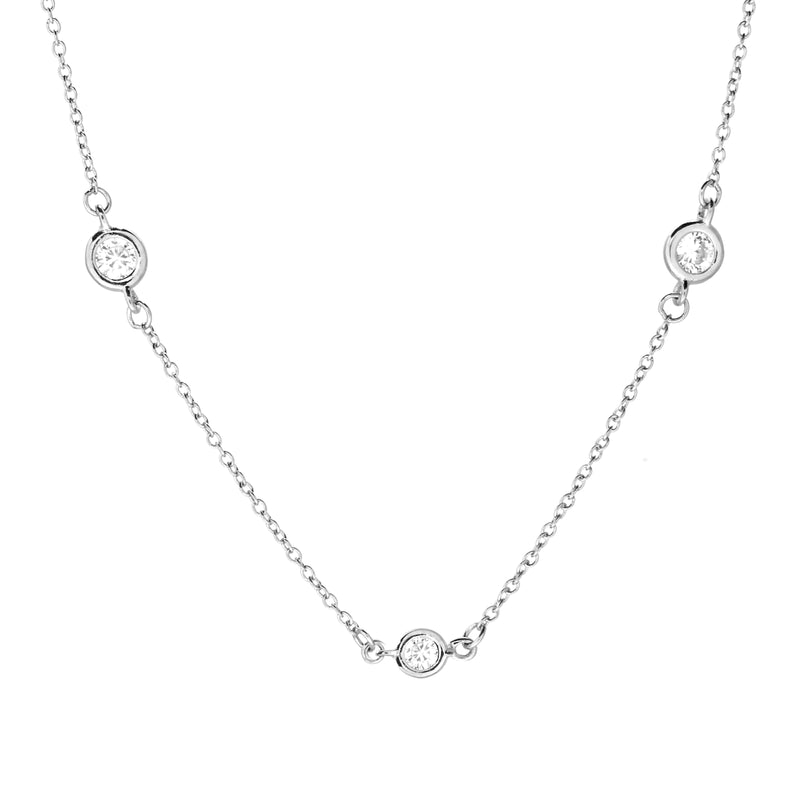 Jennifer Silver long necklace