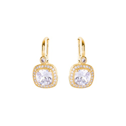 Bailey Gold Square Hook Earring