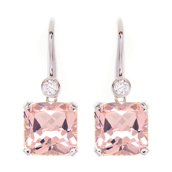 Alexandra Pink Cubic Zirconia Earrings