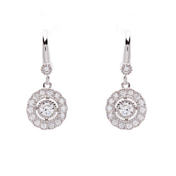 Flora Silver Earrings