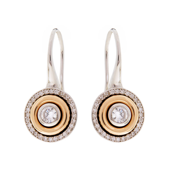 Lilly Gold Hook Earrings