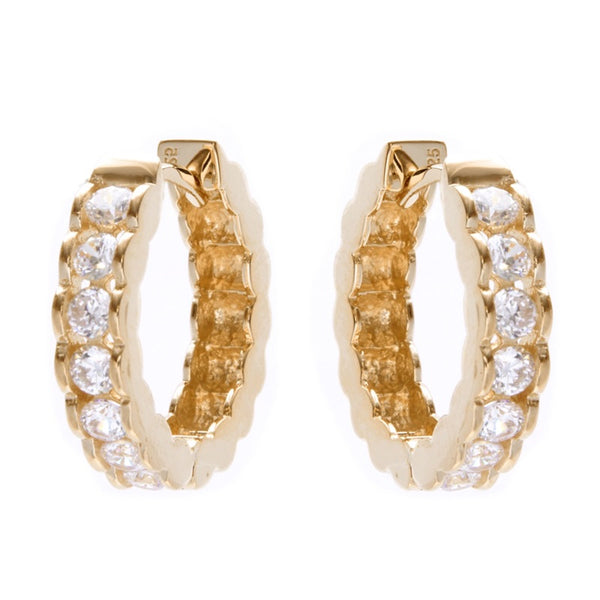 Harper Gold Hoop Earrings