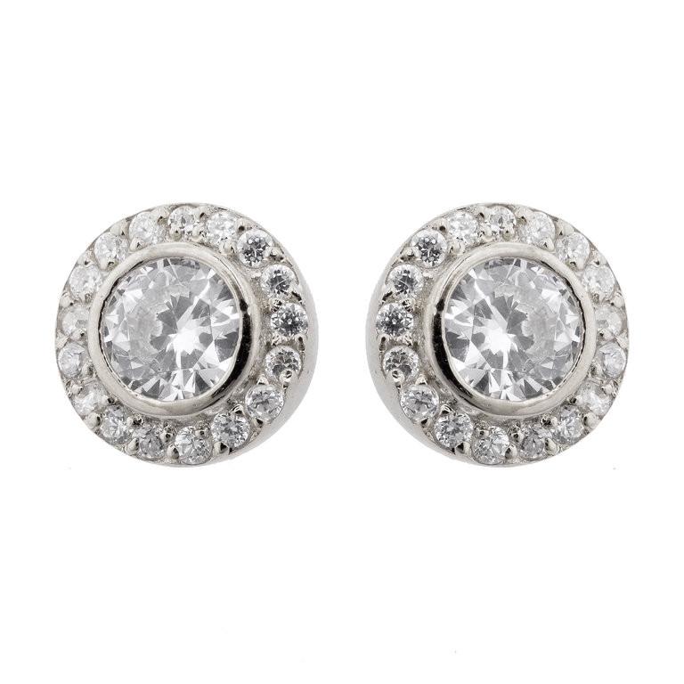 Isobel Silver Stud Earrings