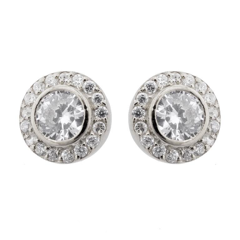 Isobel Silver Stud Earrings