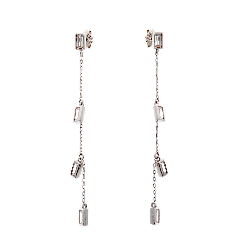 Belinda Silver Drop Earrings