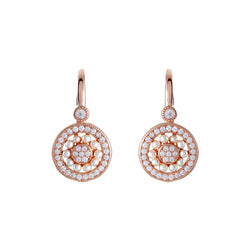 Isla Freshwater Pearl Rose Gold Earrings