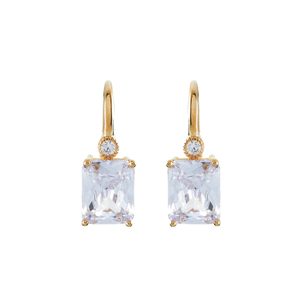 Camilla baguette Gold Earrings