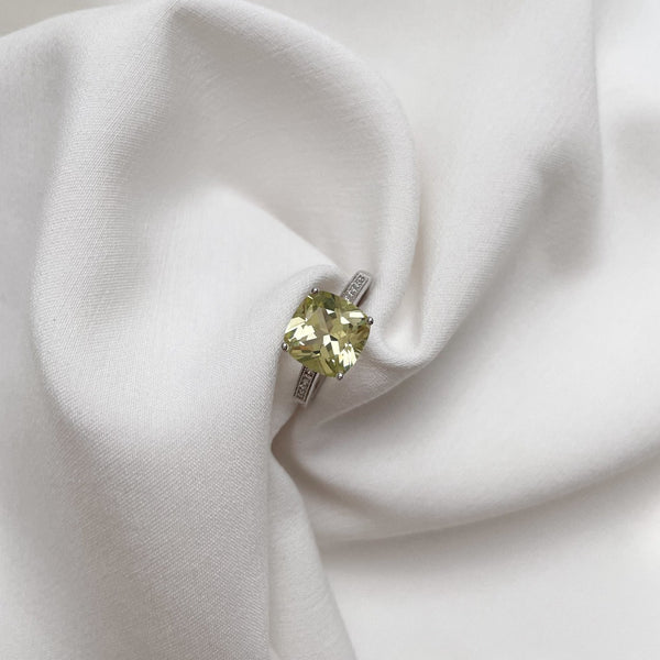 Skyla Yellow Cubic Zirconia Ring