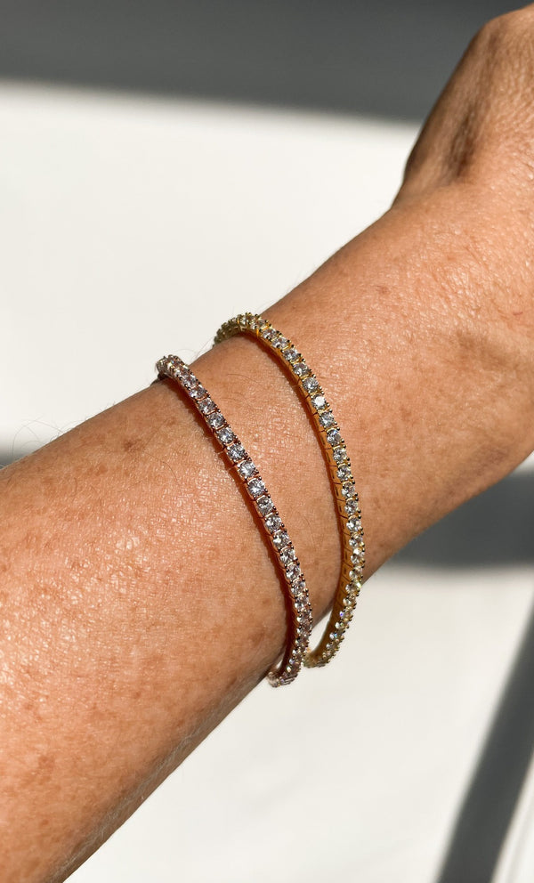 Tatum Gold Tennis Bracelet