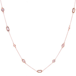 Electra Short Rose Gold Necklace