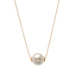Bella Pearl Gold Necklace
