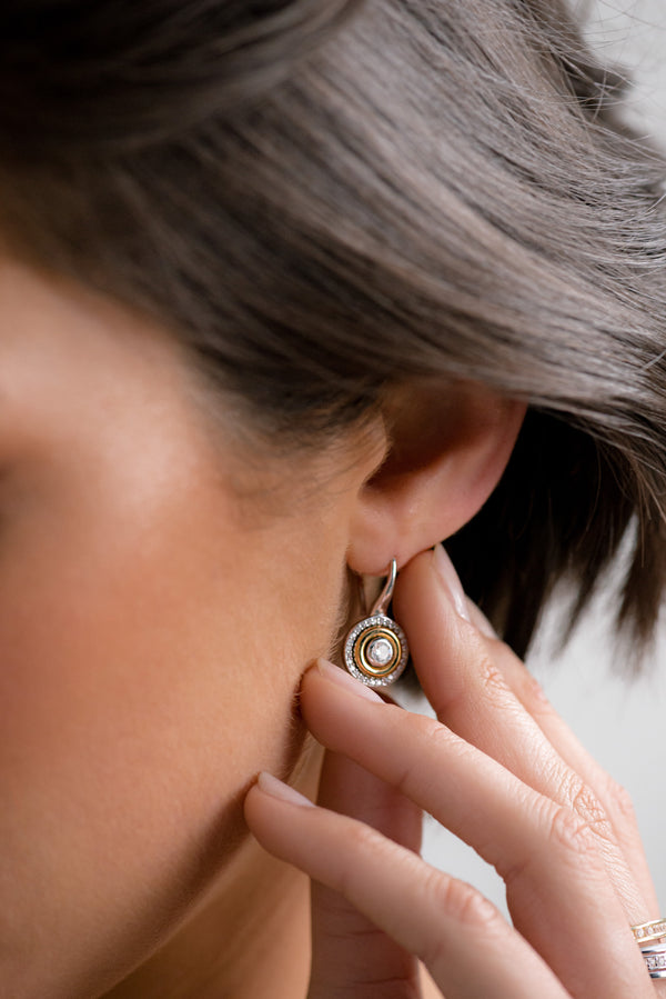 Lilly Gold Hook Earrings