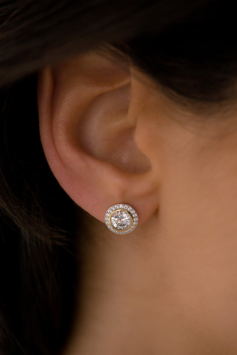 Marlo Rose Gold Stud Earrings