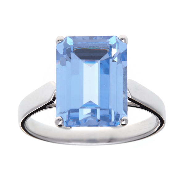 Ada Blue Cubic Zirconia Ring