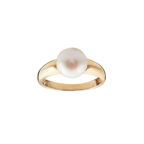 Classic Pearl Gold Ring