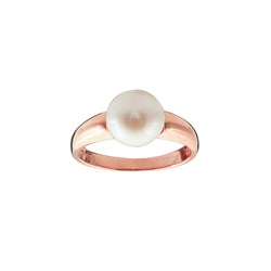 Classic Pearl Rose Gold Ring