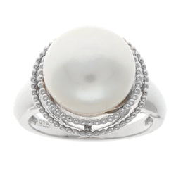 Lila Pearl Ring
