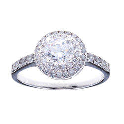 Round Cubic Zirconia Dress Ring