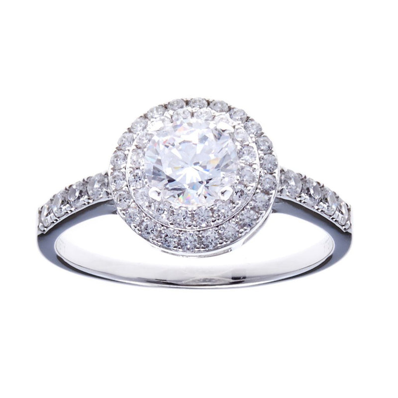 Round Cubic Zirconia Dress Ring