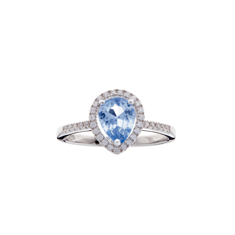 Harriet Blue Teardrop Ring
