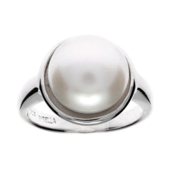 Skye Silver Pearl Ring